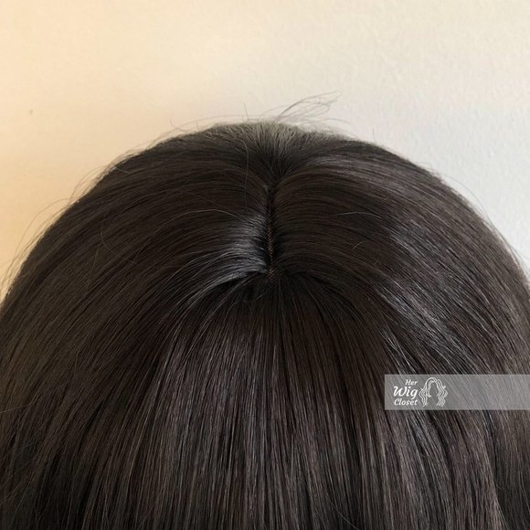 20" Black Loose Wave Wig with Bang | Emily - Picture 6 of 8